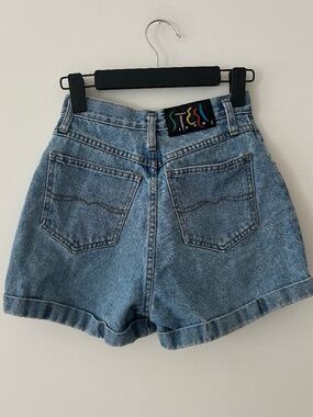 Vintage Steel High Rise Denim Shorts